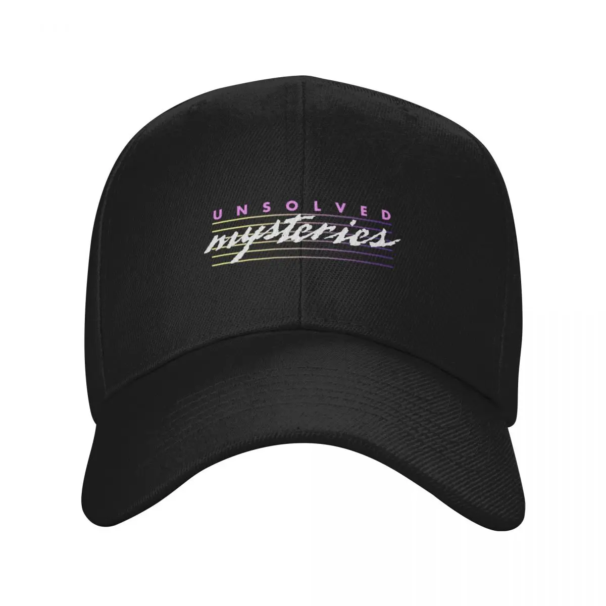 Unsolved Mysteries logo Baseball Cap custom Hat Anime Hat Hat Baseball Cap Man For The Sun Golf Wear Men Women's