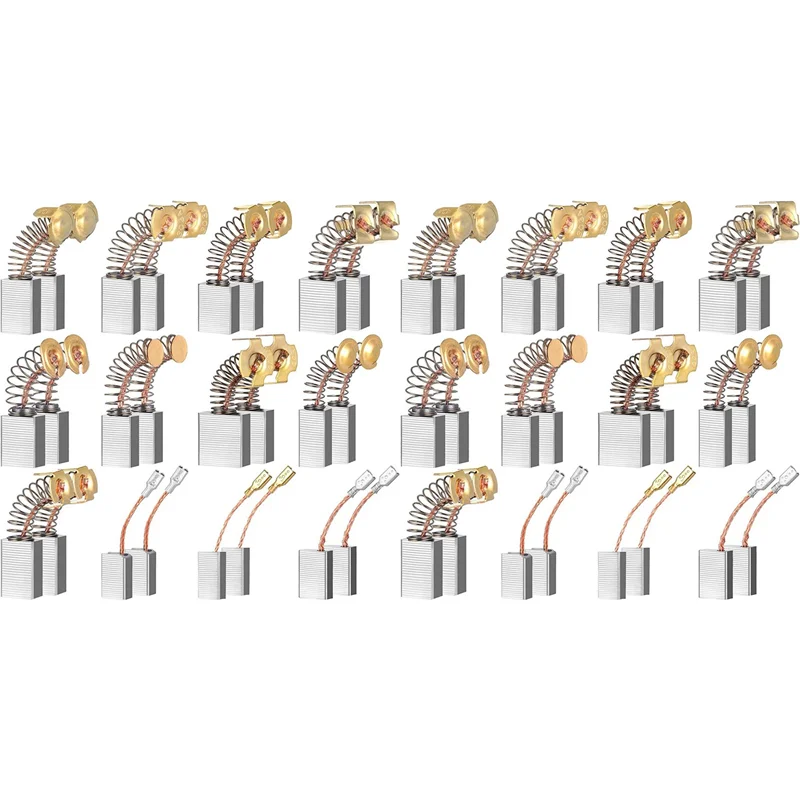 

ABAH-48 шт. щетки для электродвигателя, угольные щетки, запасная часть для электроинструмента для ремонта электроинструмента 12, разные размеры