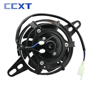 12V Máy làm lạnh xe máy Máy tản lượng điện động cơ quạt dầu cho Honda Yamaha Suzuki KTM Kawasaki ATV Phụ kiện xe mô tô 6 Người hâm mộ bộ tản nhiệt bán hàng chính Oleum - №2