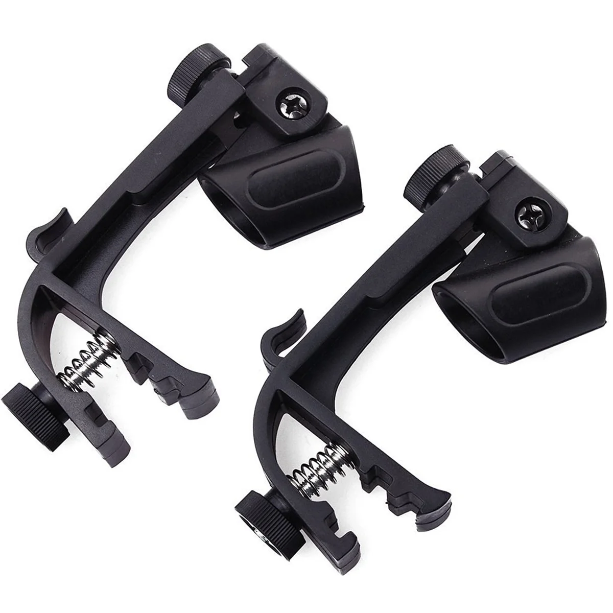 2 Pcs Drum Clip Microphone Clamps Holder Accessories Anti Shake Groove Gear Adjustable