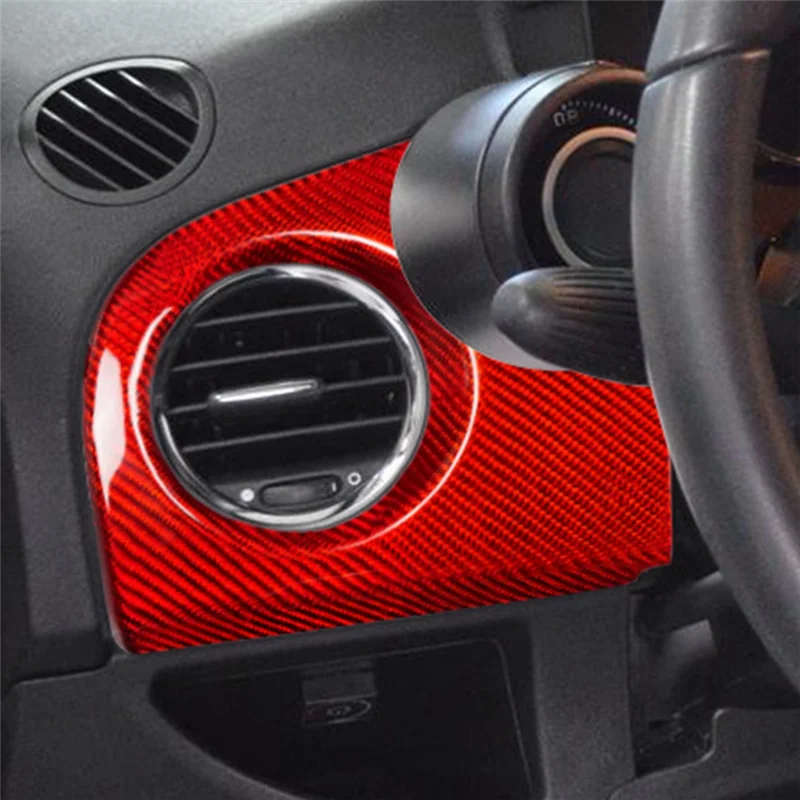 

Driver's Side Instrument Panel Air Vent Decorative Frame For Fiat Abarth 500 595 2012-2015 Interior Modification-AS55