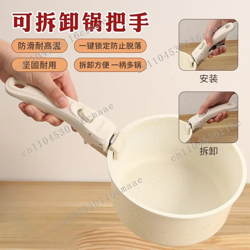 Removable handle Fashion handle clip Anti-high temperature, anti-scalding and non-slip Universal pot handle knob model