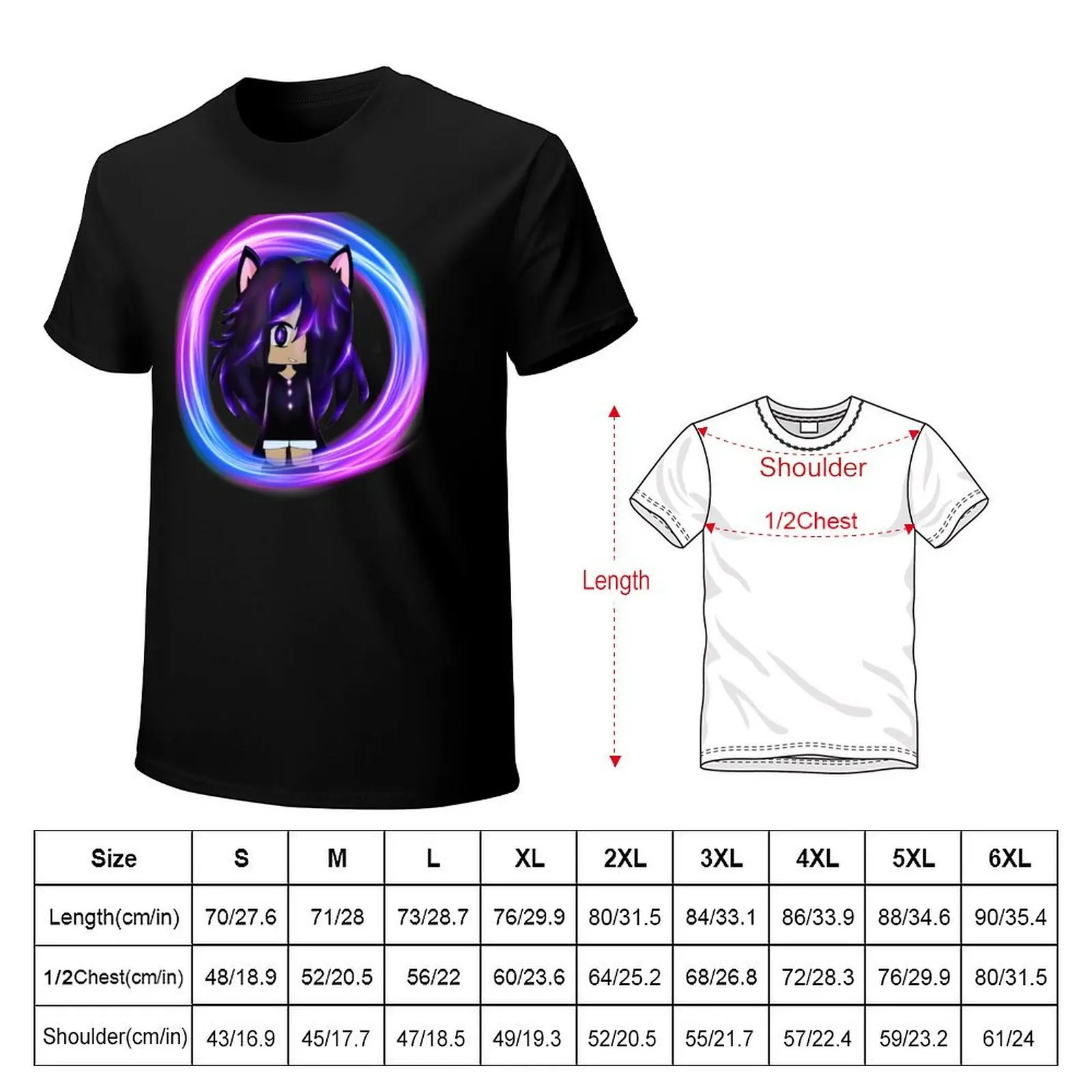 Gacha portal to the real life T-Shirt Sports Casual Breathable Tee Shirt