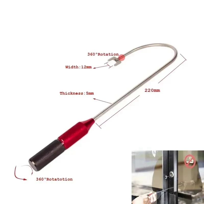 ABAE-Locksmith Bypass Deadbolt Thumbturn Tool do otwierania i podważania drzwi Sklep Samochodowe zamki do szklanych drzwi Odblokowanie awaryjne