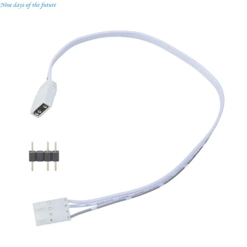 

4-контактный разъем ARGB, шнур, цветной кабель освещения для ПК-энтузиастов и настроек цветного освещения, долговечность E65A