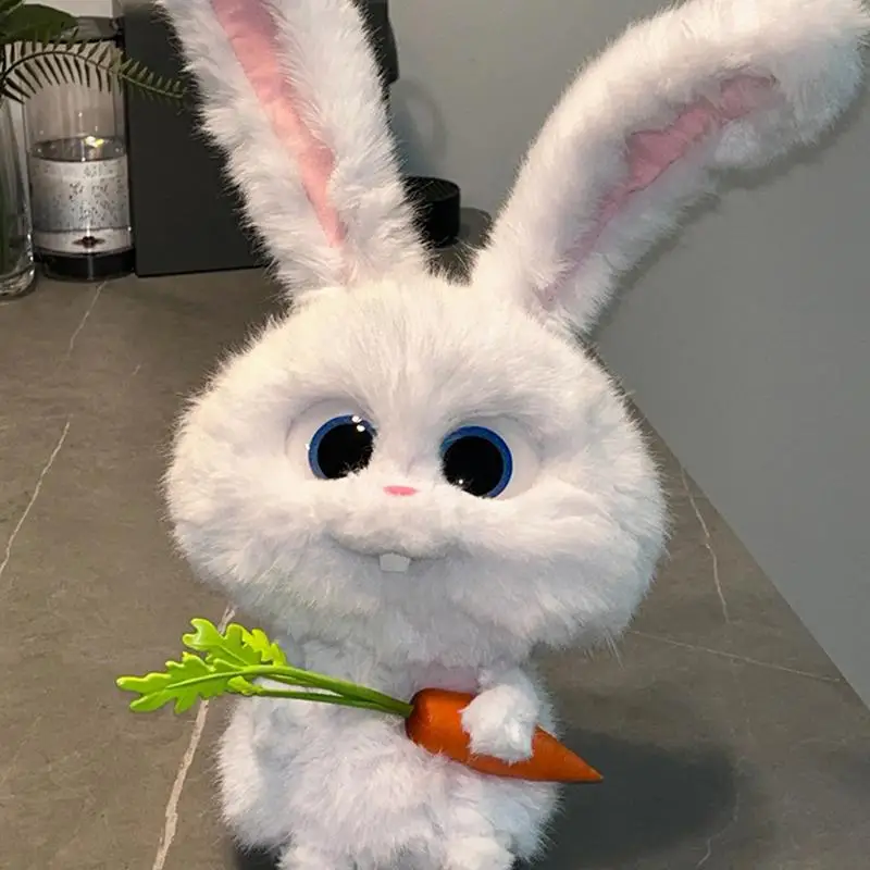 2024 Easter Bunny Doll Plush Toy Cartoon Anime Stuffed Animal Snowball Rabbit Doll Easter Carrot Rabbit Toys kids Easter Gifts