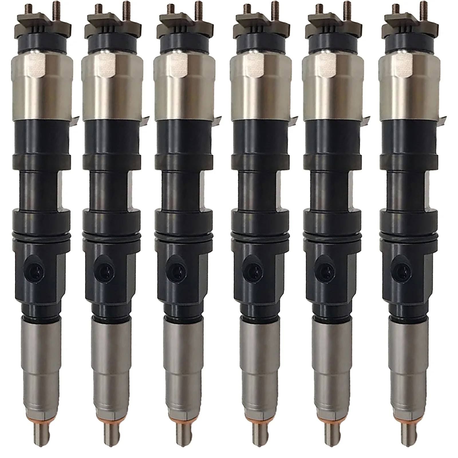 6PCS 095000-8730 0950008730 Fuel Injector For SDEC SC9DK D28-001-906+B