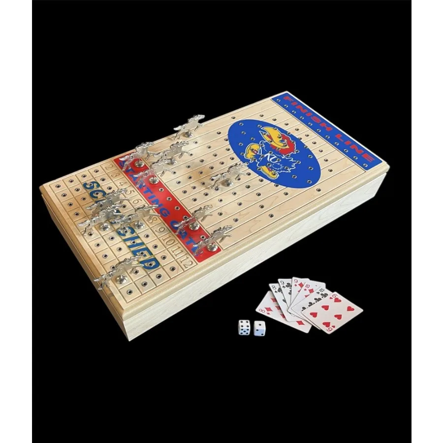 Gioco di cavalli in acero deluxe dell'Università di Kansas