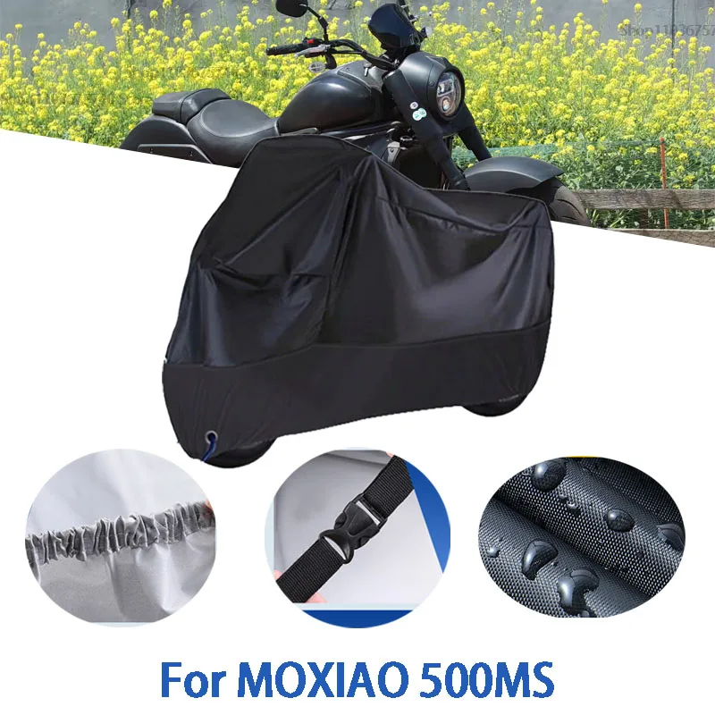 

Motorcycle Full Covers For MOXIAO 500MS Car Outdoors Sun Protection Dust No Ear Thickened Oxford Clothcover Accessories