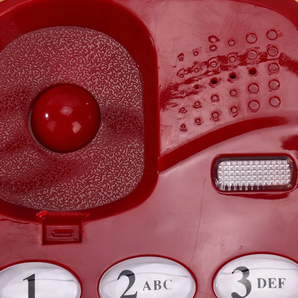 NEW Wall Mountable Corded Phone Large Button Landline Compact Telephone Handset Desktop Wired Telephone Hotel Office House