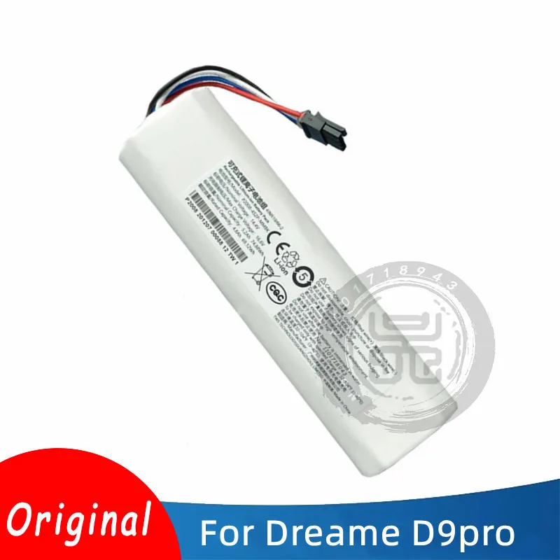 Original 14.4V Robotic Vacuum Cleaner Replacement Battery For Dreame D9pro Accessories Parts