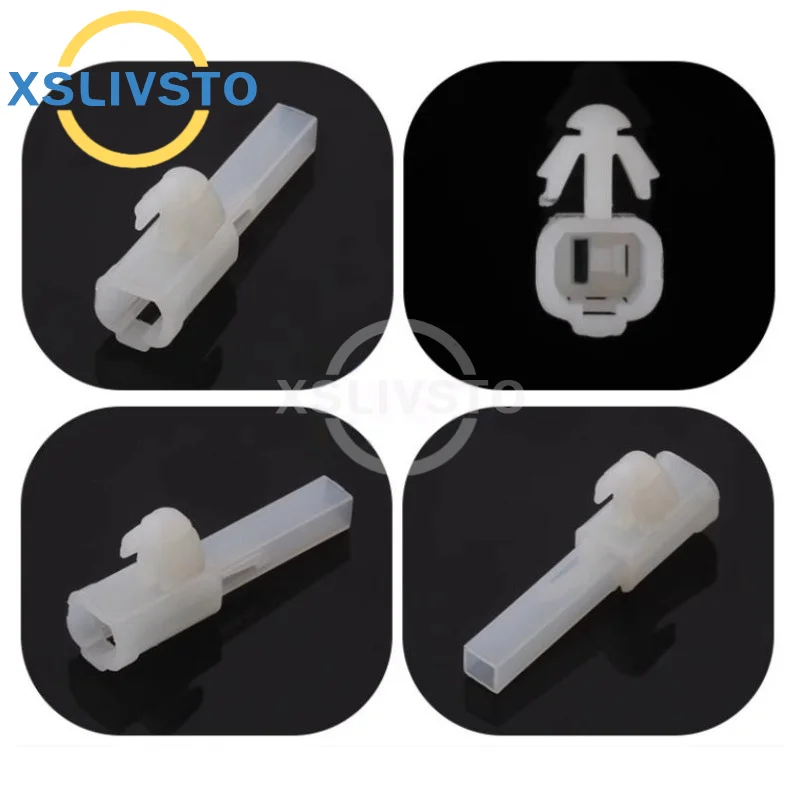 1/10/20/50/100 Sets 1 Hole Transparent Male Female Auto Car Led Light Lamp Plug Wiring Harness Connector 6243-1011