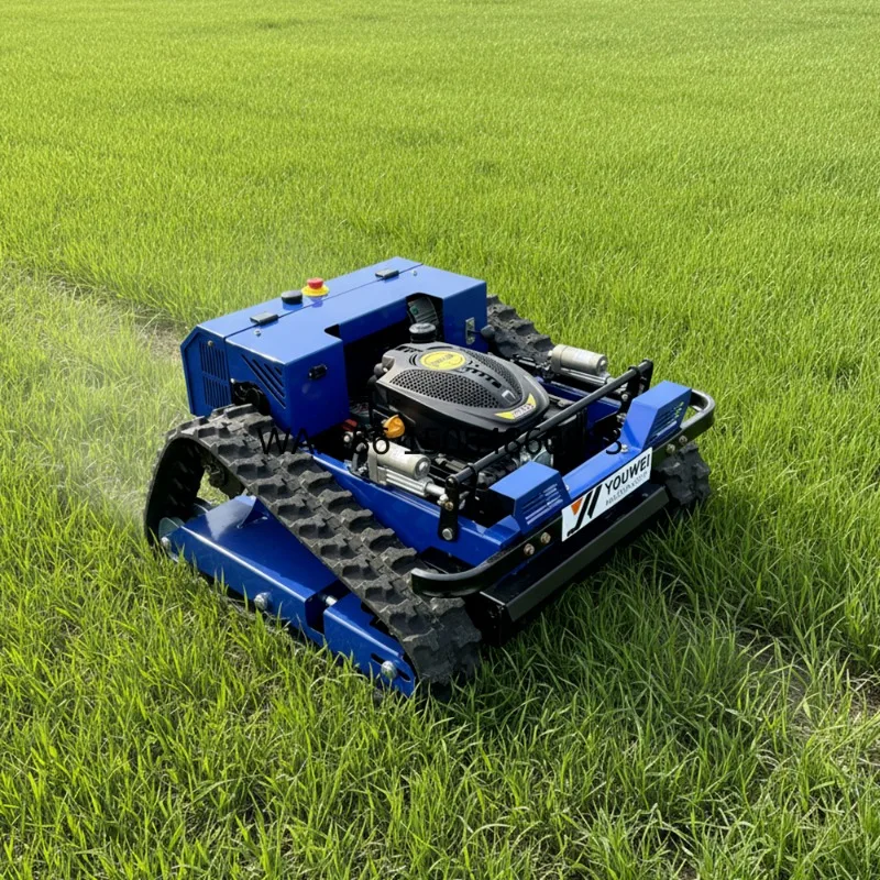 High Quality 7.5HP 9HP Remote Control Lawn Mower Intelligent Self-Propelled Robot for Mowing High Horse Power
