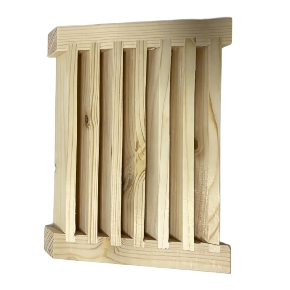 Sauna Vent Grille in Natural Pine for Functional Airflow Management and Seamless Integration with Wood Paneling