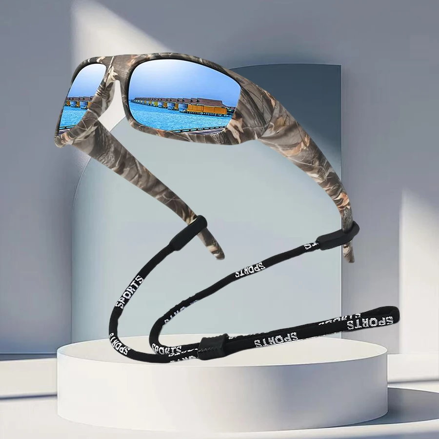 نظارات شمسية رياضية UV400 للرجال والنساء مع نظارات واقية لقيادة الصيد والجري #3