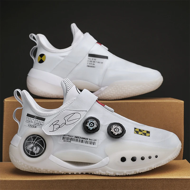 

2025 Explosions Men's Shoes Wear-resistant Basketball Shoes Men's Shoes genuine goods sneaker Autumn Men's Anti-slip Sneakers