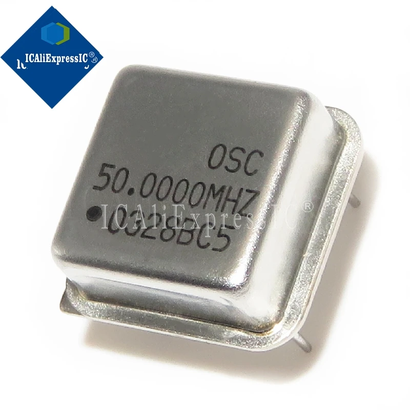 5pcs/lot 50MHZ line 50.000MHZ 50M active crystal oscillator square half-size In Stock