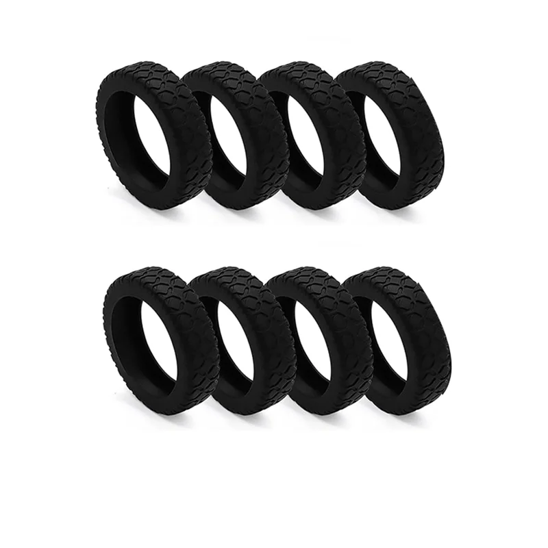 

8Pcs Suitcases Wheel Covers,Silicone Luggage Compartment Wheel Cover For Most 8 Spinner Wheels-Hot