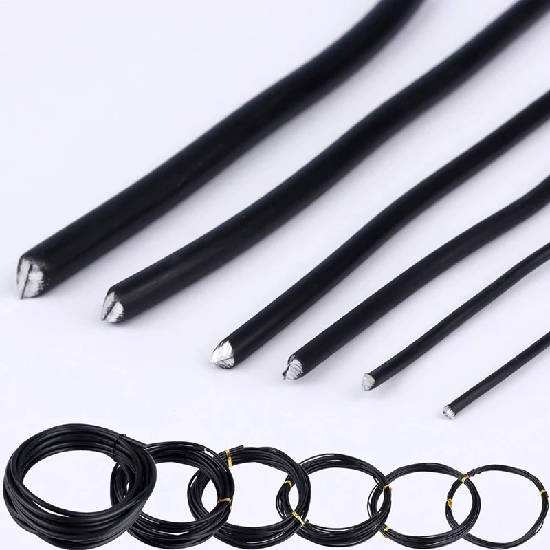 5meters Wire Twist Ties for Bonsai Vine Training Tool Garden Cable Climbers Slicer Bonsai Plant Contral Wire Garden Accesssories