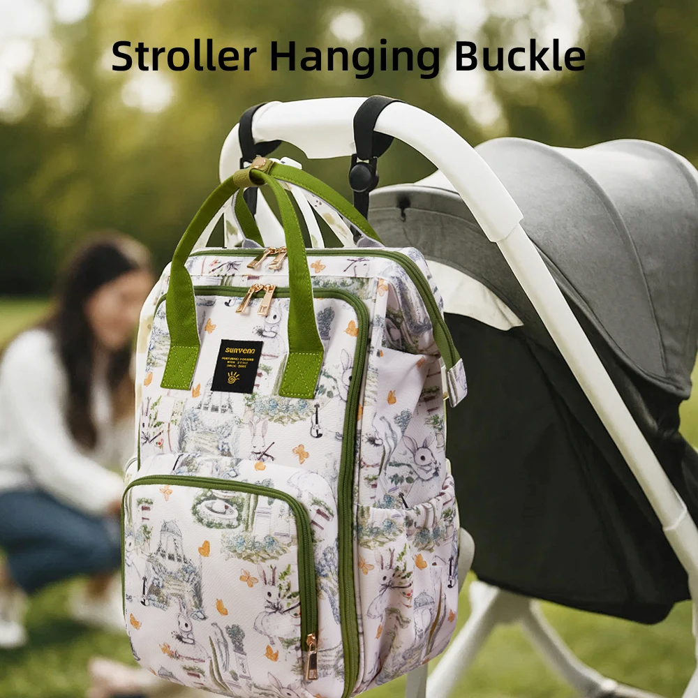 Mochila para pañales de gran c - Backpack Diaper Bag reseña y precio
