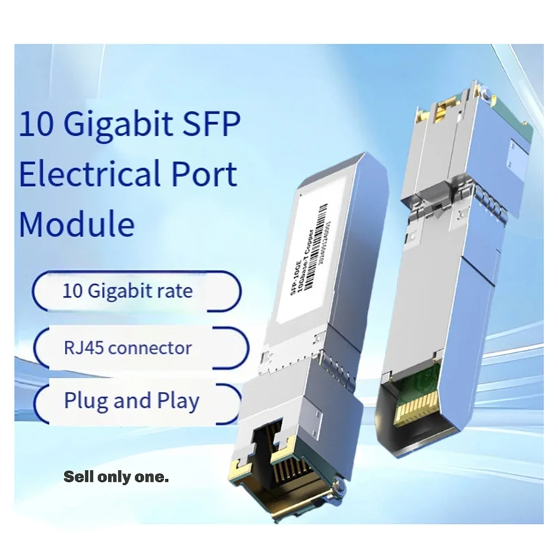 

10G 30M SFP+ To RJ45 CAT.6A Transceiver Module Ethernet Module For Mikrotik Ethernet Optic Switch-Y47A