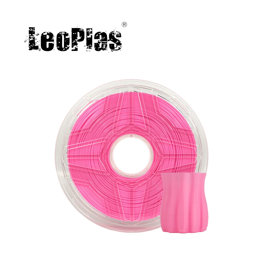 

LeoPlas Pink PETG Filament 1.75mm 1kg For FDM 3D Printer Pen Consumables Printing Supplies Plastic Material