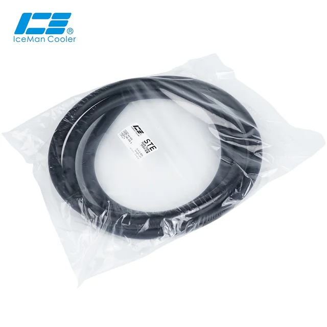 IceManCooler Φ10x16mm 3/8 "x5/8" EPDM matowy czarny wąż rury dla serwera, stacji roboczej, komputer chłodzenia wody pętli budowy, ICE-STE