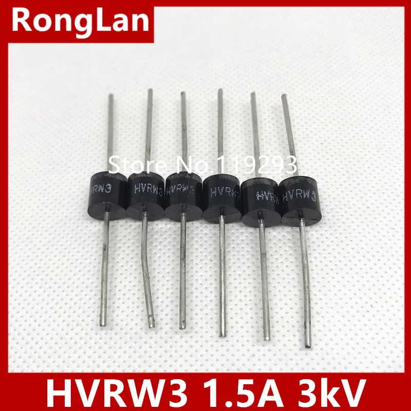 

Высоковольтные диоды HVRW3 1,5A 3kV HVRW2 2,0A 2KV HVRW1 2,5A 1KV HVRW4 1,0A 4KV высокочастотный кремниевый стек 9MMX9MM--40 шт./лот