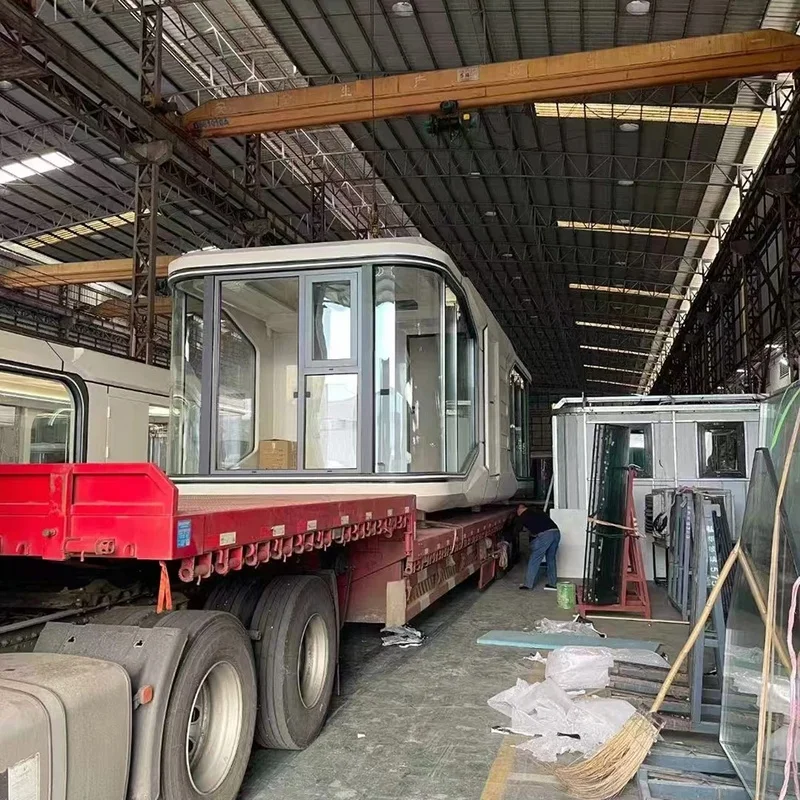 منزل وحدات فاخر مقاوم للماء - هيكل حاوية فولاذية جاهزة للمناطق ذات المناطق الخلابة #2