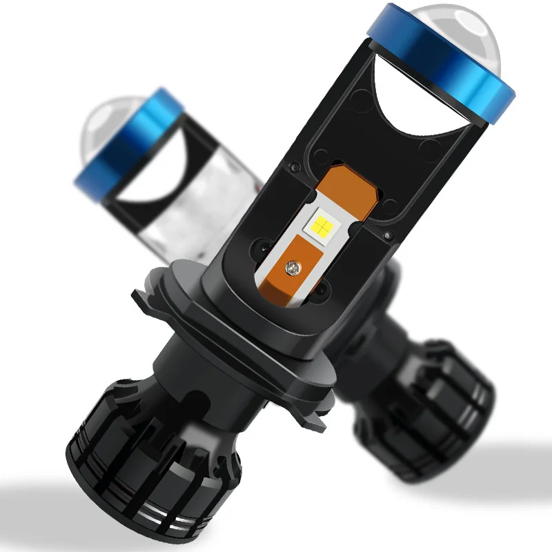 

Мини-объектив для проектора H4, P5, H7, лампа для детской яркости, ближний свет, 6000 лм, K, белая лампа для детской яркости, лампа для автомобиля 35 Вт