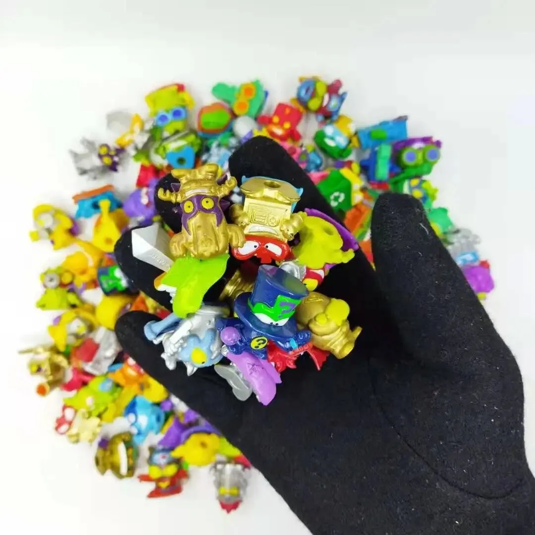 1pcs-50pcs Original Superzings Superthings Action Figures 3CM Super Zings Garbage Trash Collection Toys  give a ball Gift