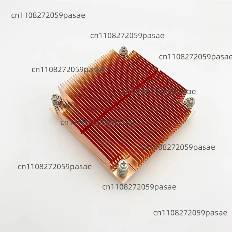 Cpu Cooler 2011 115X 1200 1U Server Cpu Radiator Pure Copper Sheet Passive Shovel Teeth Silent Thin Model