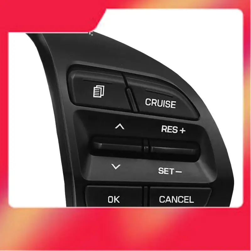 

For Hyundai Elantra 1.4T 2016-2018 Cruise Control Switch Button Multifunction Steering Wheel Button Switch 96720-F0140-M54K