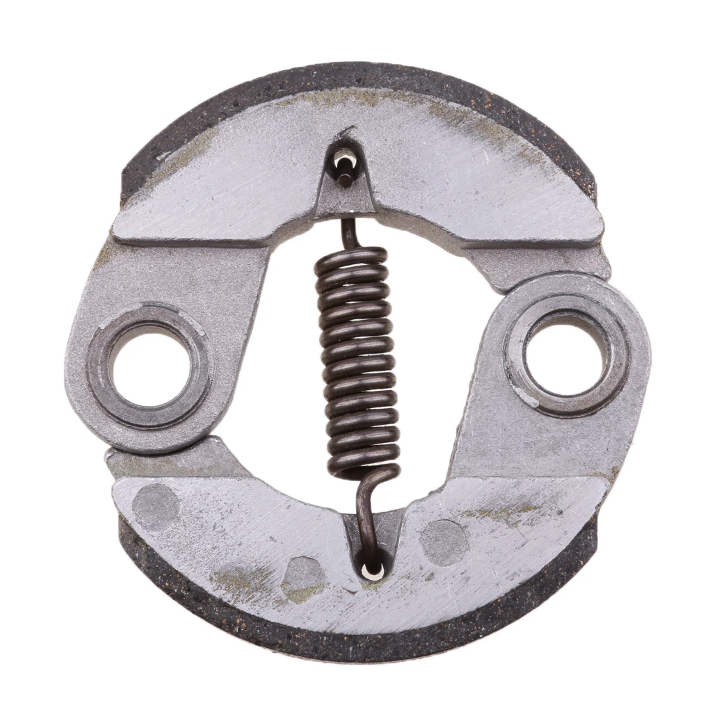 Clutch Assy Brush Iron Clutch Shoes Spring Kit Silver Accessory for Petrol Scooter Mini Bike