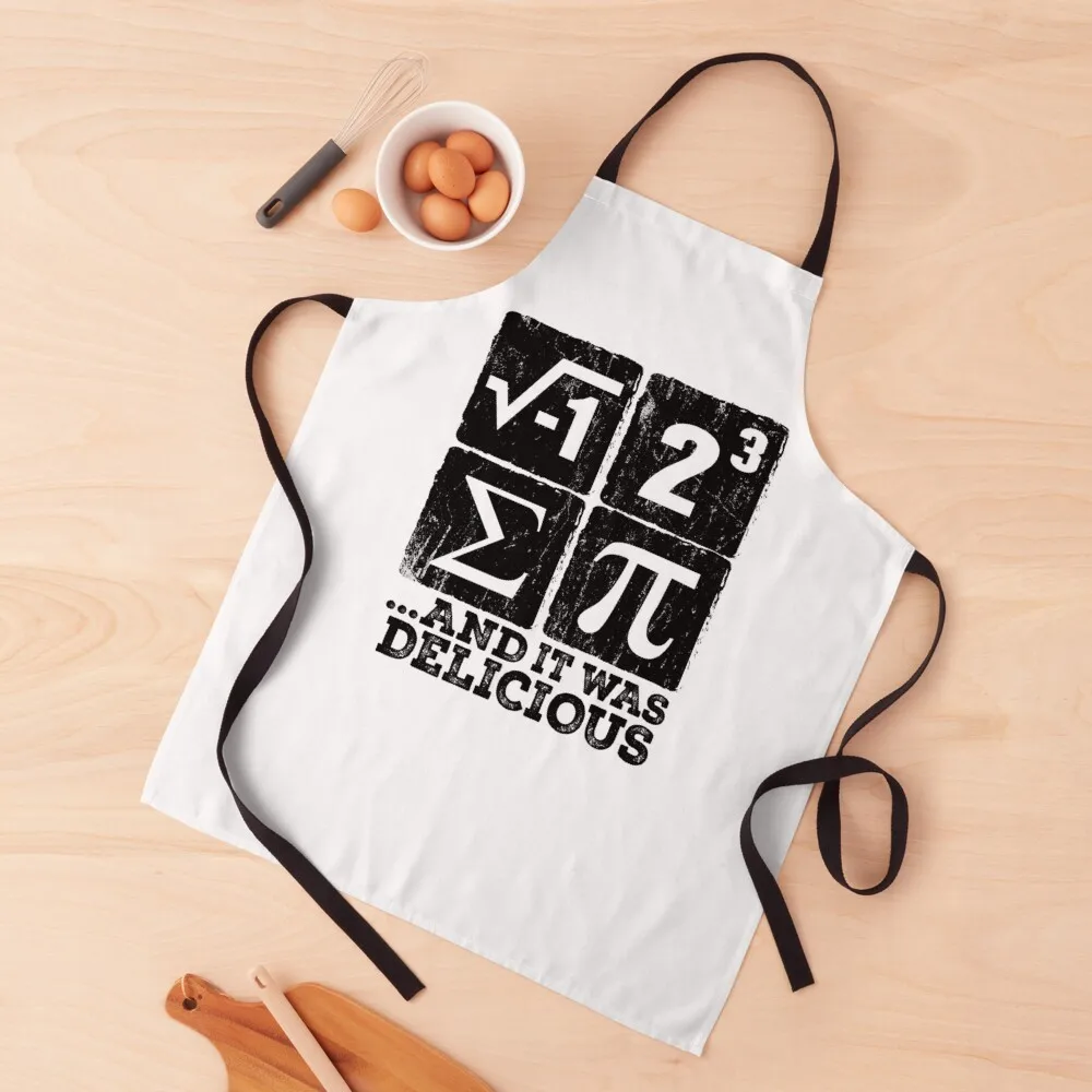 

I Ate Some Pi design Funny i ate some pie Math Nerd Humor Apron cook wear with personal logo Apron