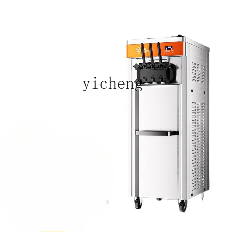 ZK desktop ice cream machine commercial automatic soft ice cream machine cone ice cream machine stall equipment