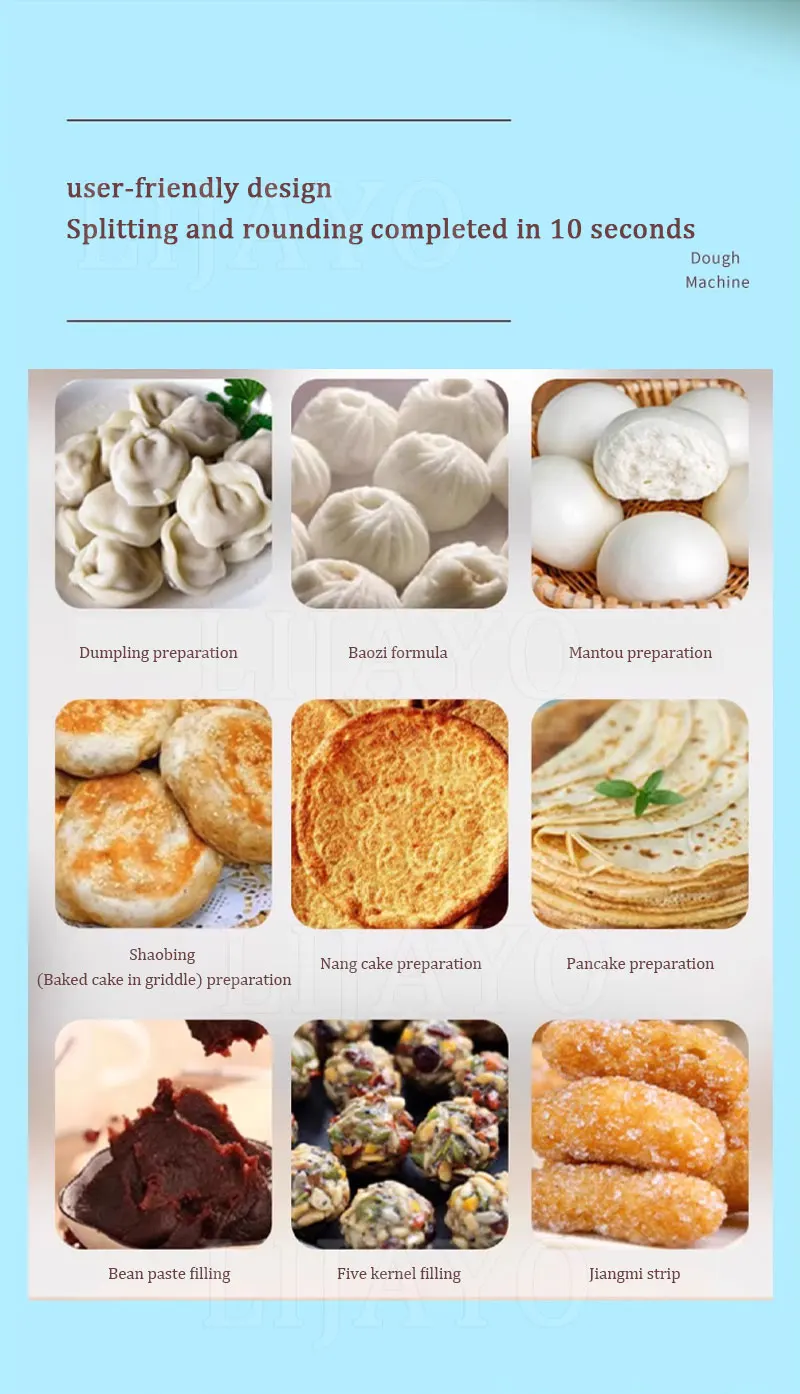 

Hot Sale Bakery Used Redondeadora De Masa Dough Moulder With Automatic Divider Rounder