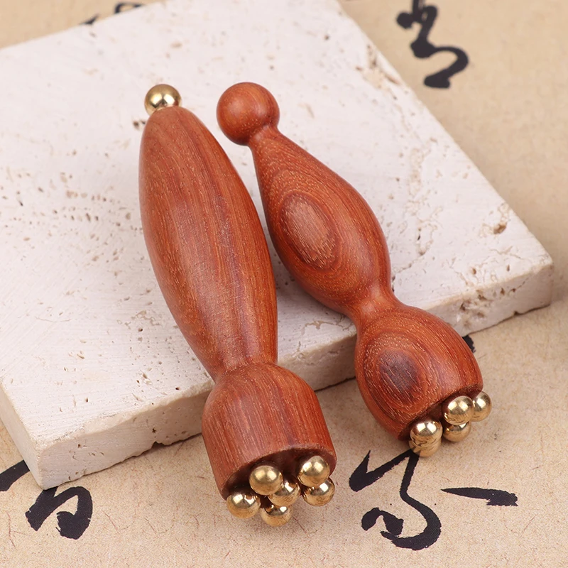 أداة غوا شا المحمولة - جهاز تدليك الوجه من النحاس والورد لاسترخاء العين وتحفيز ميريديان #4