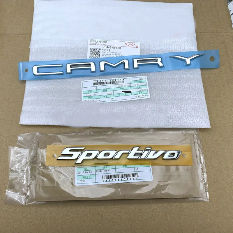 Apply to Eighth generation Camry Front middle Camry logo Letter mark of trunk One price