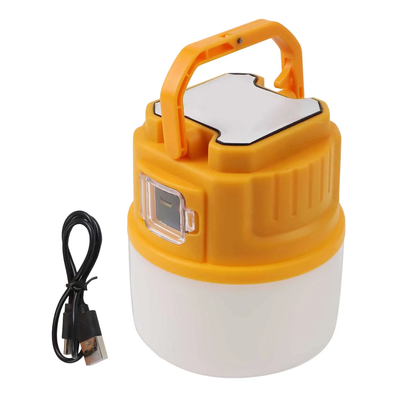 Outdoor Solar Light Led Camping Light Lighting Solutions Battery Level Indicator Built-in Hook Dual-cell Lithium Battery