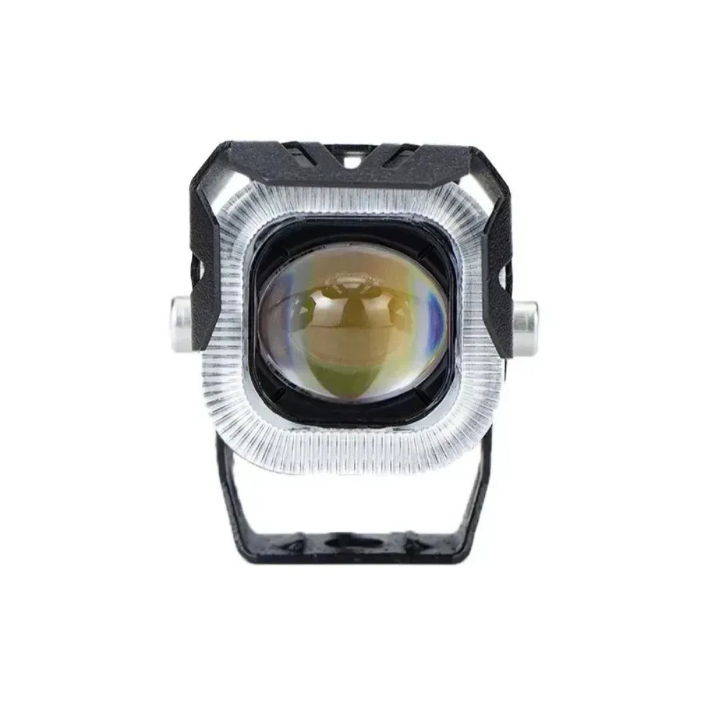 2025 1/2pcs for Devil's Eye with Aperture Special Driving Light Motorcycle Spotlight 20W Square Electric Car Light Popular In