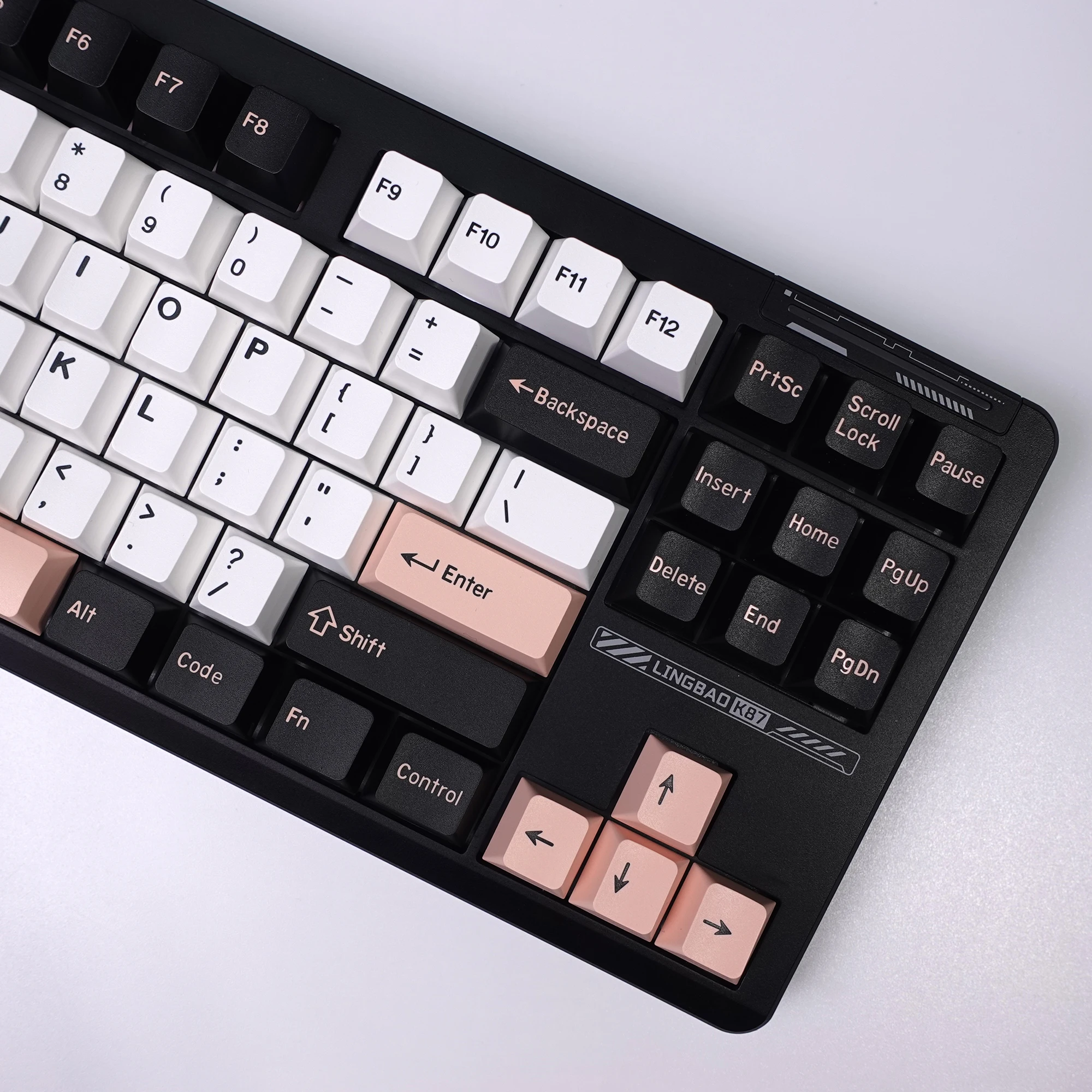 KBDiy GMK أوليفيا Keycap الكرز الشخصي لقطة مزدوجة PBT ISO 7u أغطية المفاتيح لمجموعة لوحة المفاتيح الميكانيكية MX التبديل غطاء مفتاح الألعاب الرجعية