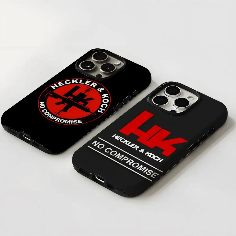 Luxury Goods H-Heckler Koch Hk P7 Phone Case New For IPhone 16 15 14 13 12 11 Pro Max X XR XSMax 7 8 Plus Glossy Film Hard PC Co