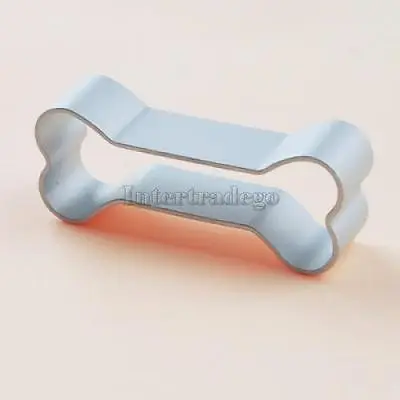 Aluminum alloy Dog Bone Shape Gingerbread Dough Biscuit Cake Cookie Cutter christmas