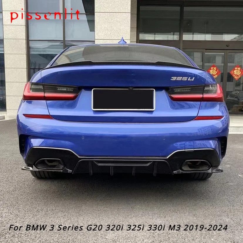 

For BMW 3 Series G20 320i 325i 330i M3 2019-2023 Car Tail Wings Fixed Wind Spoiler Rear Wing Auto Decoration Accessories