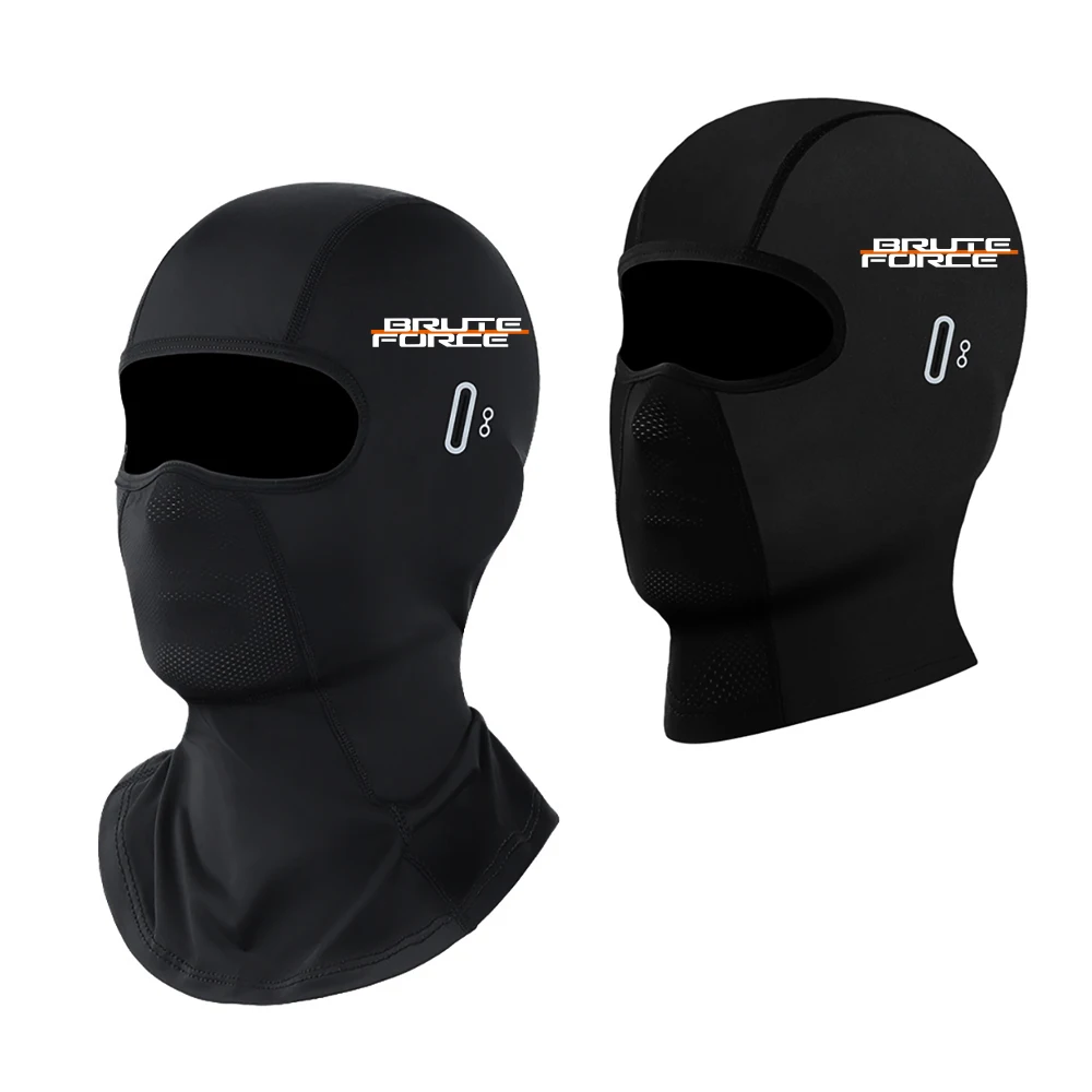 

Motorcycle Balaclava Summer UV Protection Glasses Face Breathable Hole Winter For Kawasaki brute force 650i 750i kvf650 kvf750