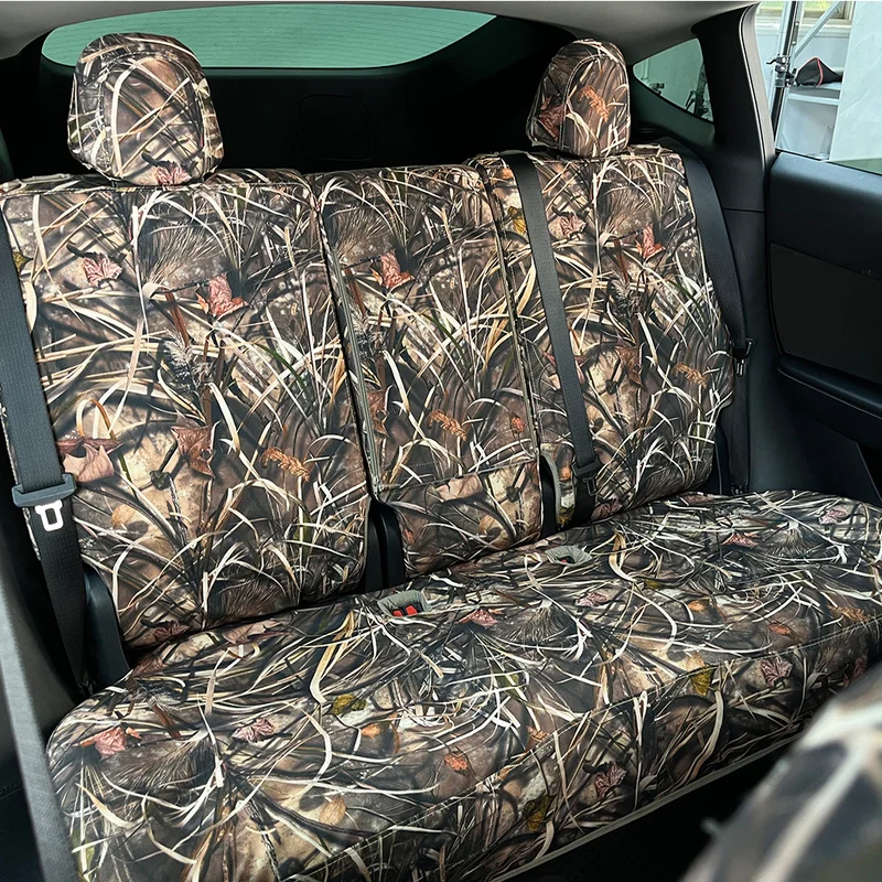 High Quality Camouflage Full Set All Season Luxury Nappa Leather Protective Seat Covers For Pickup Truck