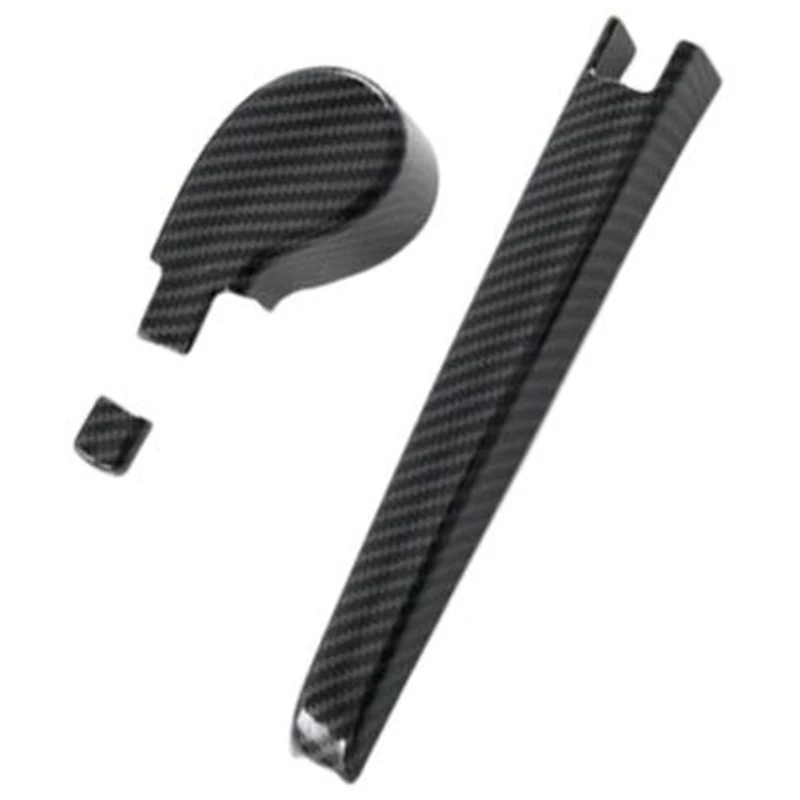 Carbon Fiber Rear Wiper Arm Cover Trims ABS Rear Wiper Arm Cover Trims For Byd Atto 3 Yuan Plus 2022