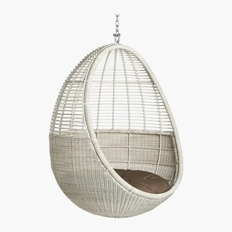 Leisure Relax Luxury Modern Balcony White Suspended Wholesale Guangdong Garden hang Chair Outdoor