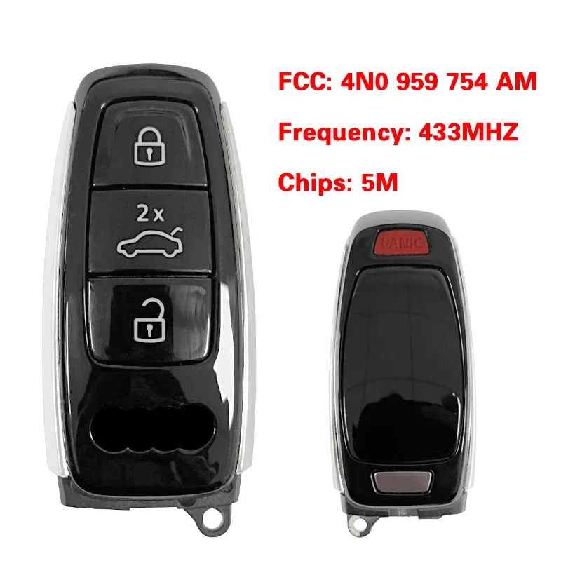 

Sell WellCN008017 MLB Original OEM Smart Remote Key Control Car Fob For A5 A6 A7 Q8 2019 2020 2021 433MHz Keyless Go FCCID 4N0 9